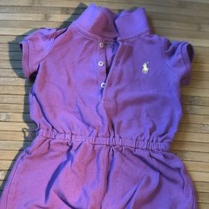 Polo Baby Girl Short Romper